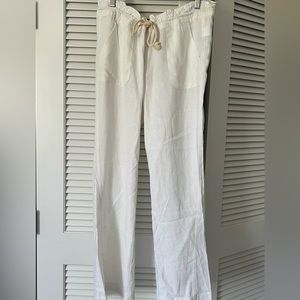 Roxy linen flowy pants
